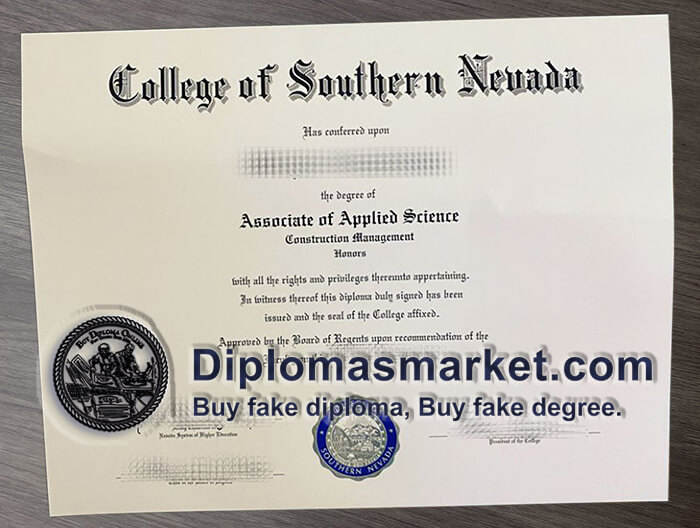 Buy College of Southern Nevada diploma, buy CSN fake degree, buy CSN fake diploma.