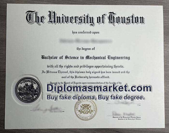 Where to buy University of Houston diploma? buy USA degree online.