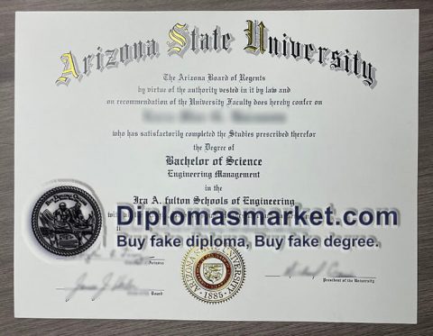 ASU Diploma, Buy Arizona State University Degree Online.