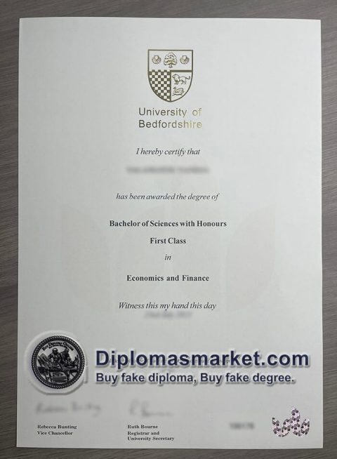 How to Order University of Bedfordshire diploma?