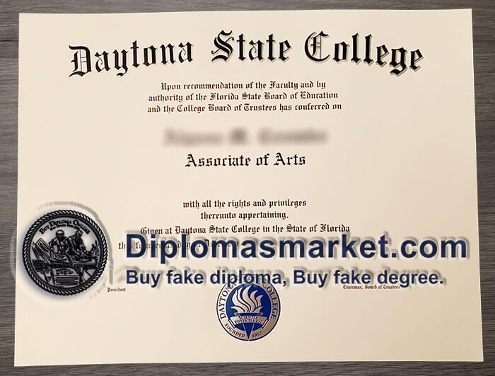 How to get Daytona State College fake diploma? buy DSC fake degree.