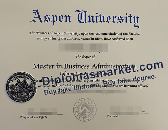 make Aspen University degree