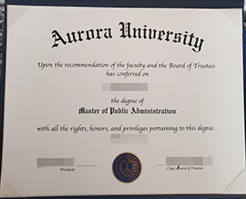 Which website is making Aurora University degree online.