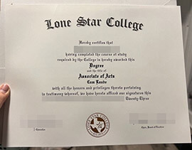 Steps to order a quality Lone Star College diploma online.