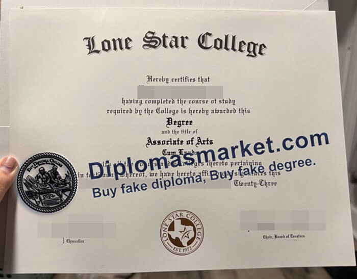 obtain Lone Star College degree