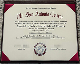 How safety to order a Mt. San Antonio College degree in USA?