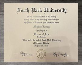 How to order fake North Park University diploma in Illinois?