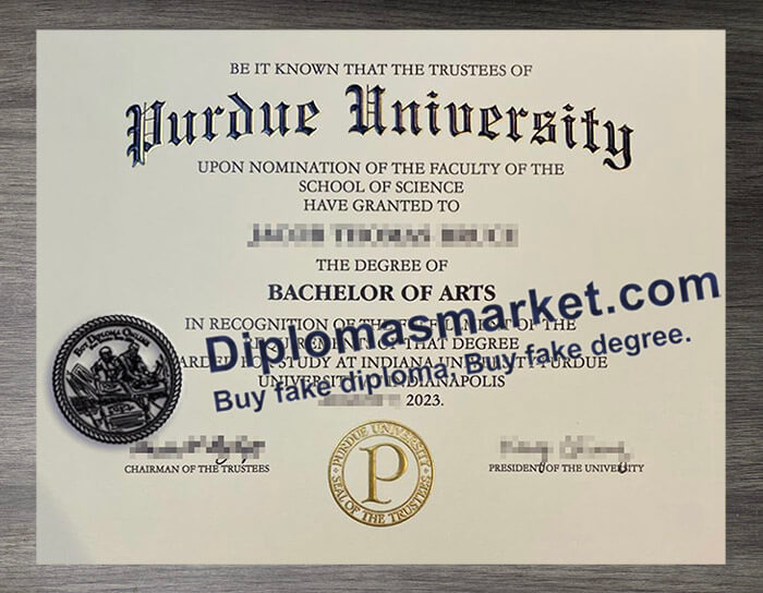 Get a fake Purdue University diploma