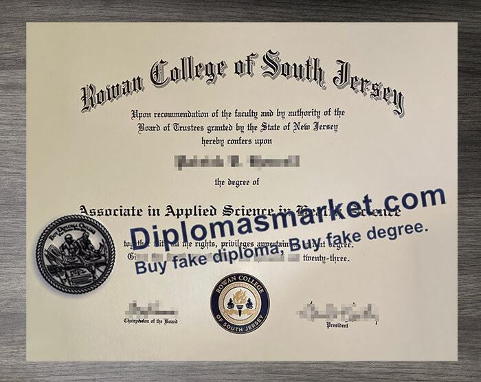 Where can I order a Rowan College of South Jersey degree?