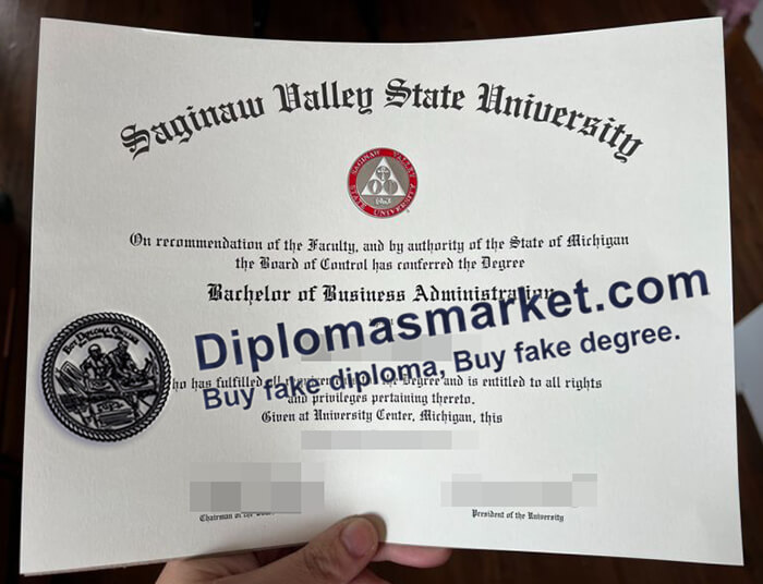 order a Saginaw Valley State University degree