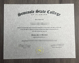 Can I order a Seminole State College of Florida diploma?