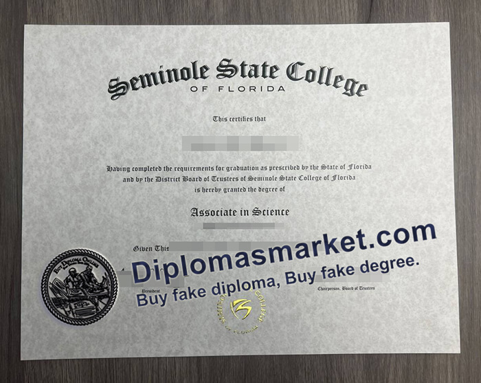 order a Seminole State College of Florida degree