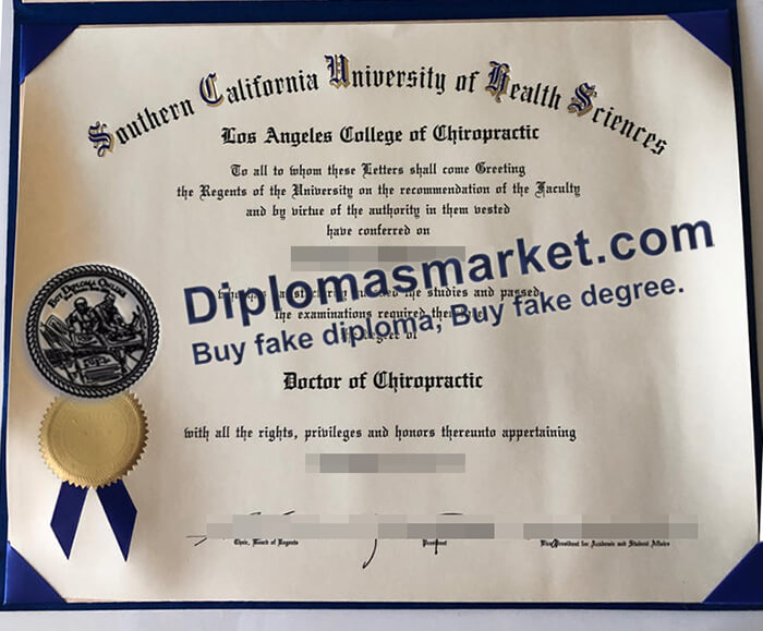 Southern California University of Health Sciences degree