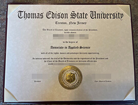 How to order a Thomas Edison State University degree online?