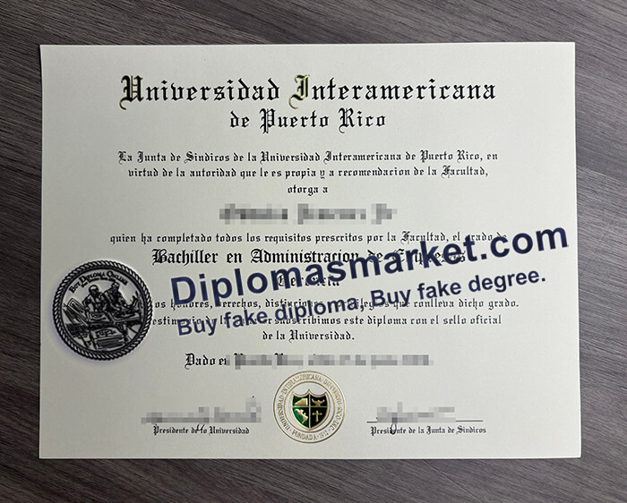 buy Universidad Interamericana de Puerto Rico degree