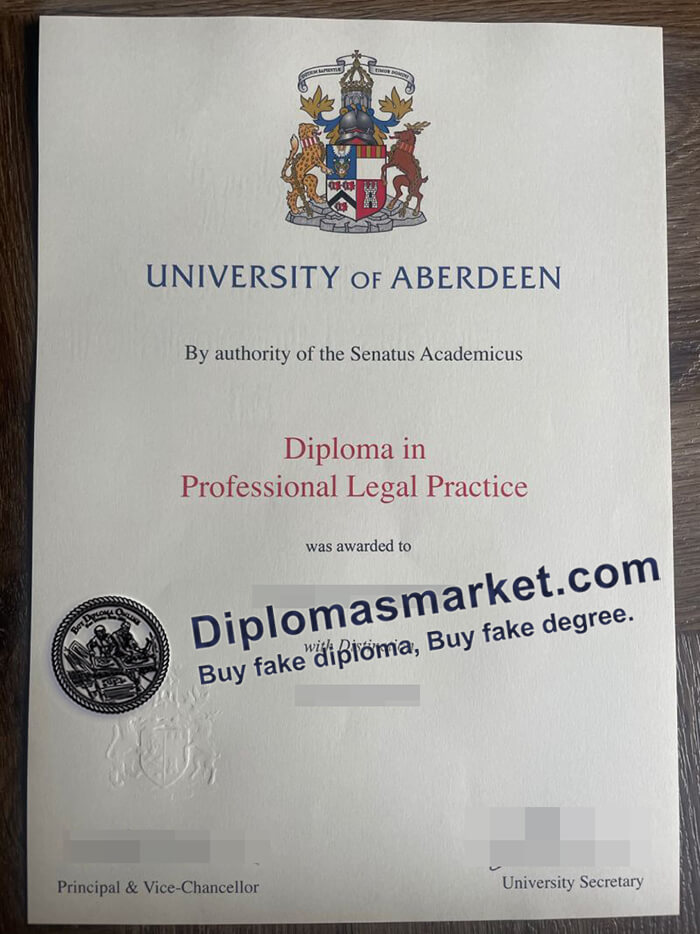 make University of Aberdeen degree