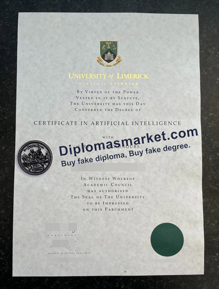 order a University of Limerick diploma
