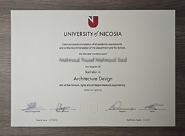 How to buy a fake University of Nicosia degree certificate?