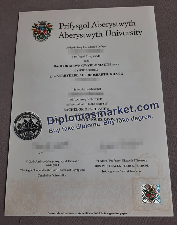 purchase a Aberystwyth University degree