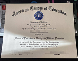 Where can I buy a American College of Education degree?