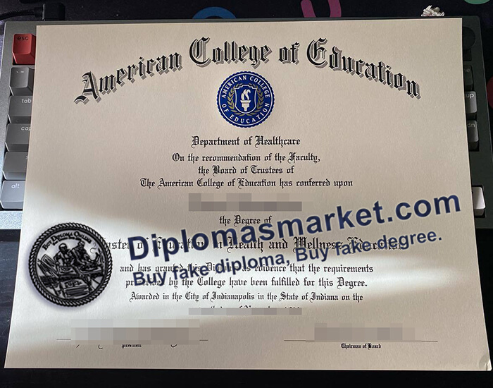 make American College of Education degree