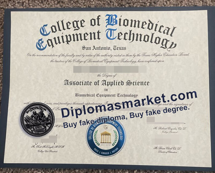 buy College of Biomedical Equipment Technology degree