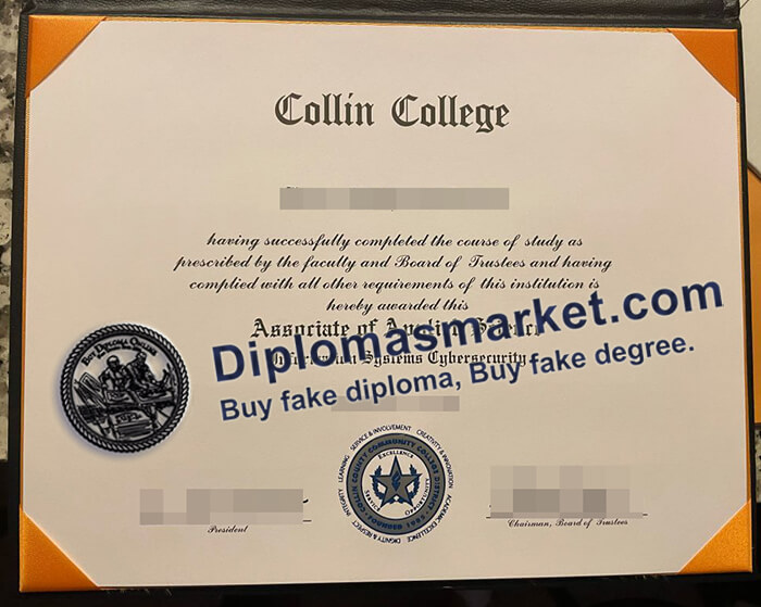 order a Collin College degree