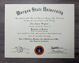 Morgan State University diploma, Buy MSU fake degree online.