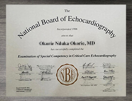 Can I get a National Board of Echocardiography certificate?