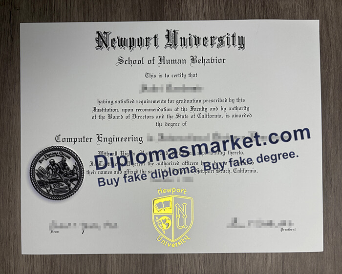 buy fake Newport University degree