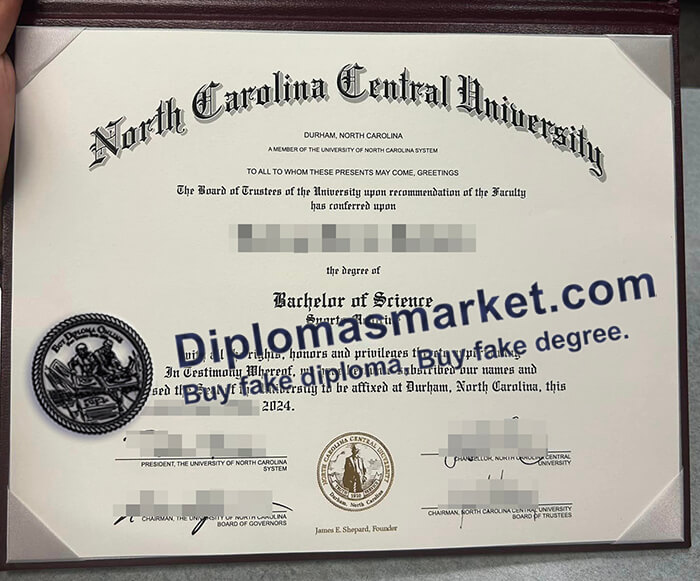 make North Carolina Central University degree