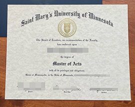 Where to create Saint Mary’s University of Minnesota degree？