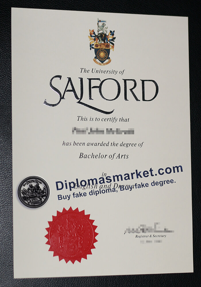 buy University of Salford diploma