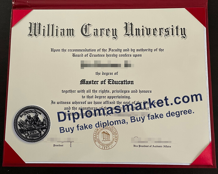 Get a William Carey University diploma