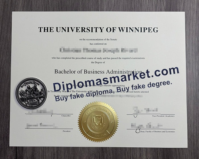 University of Winnipeg degree