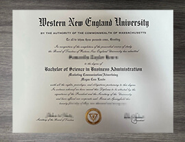 I want to get a Western New England University degree online