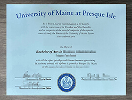 Where to Buy University of Maine at Presque Isle diploma?