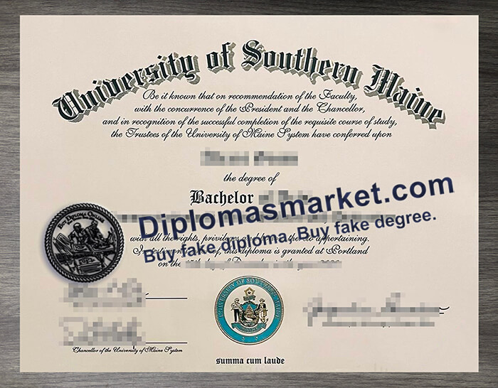 University of Southern Maine degree