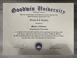 Where can I apply a copy of my Goodwin University diploma?