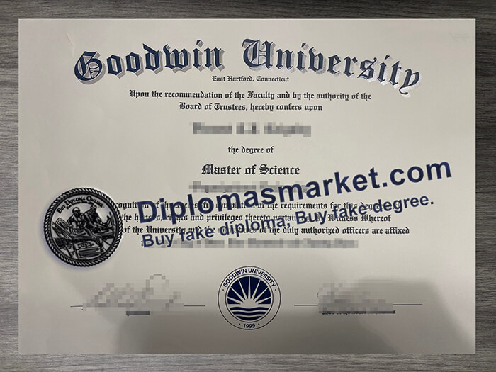 Goodwin University diploma