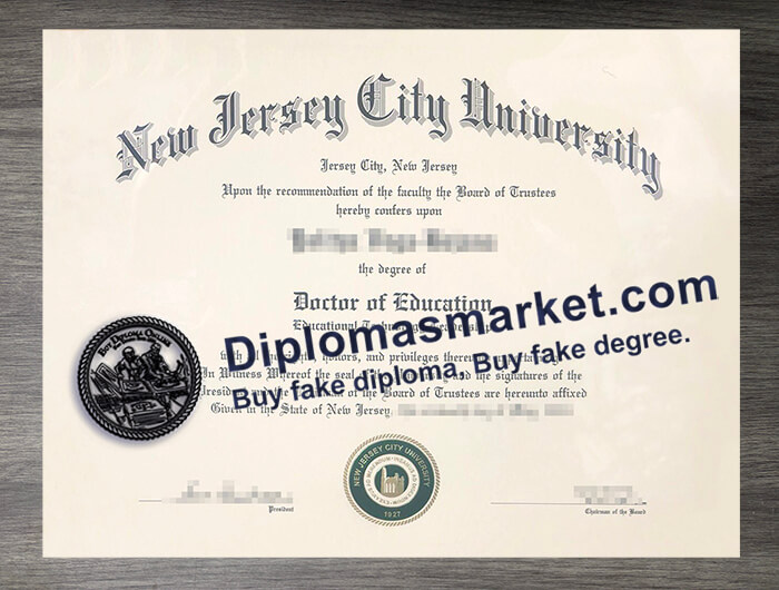 New Jersey City University degree