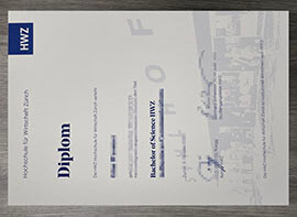 Buy a Hochschule für Wirtschaft Zürich diploma copy online.