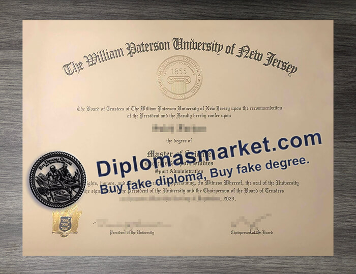 William Paterson University of New Jersey degree