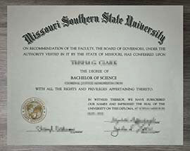 Missouri Southern State University diploma, Buy MSSU degree.