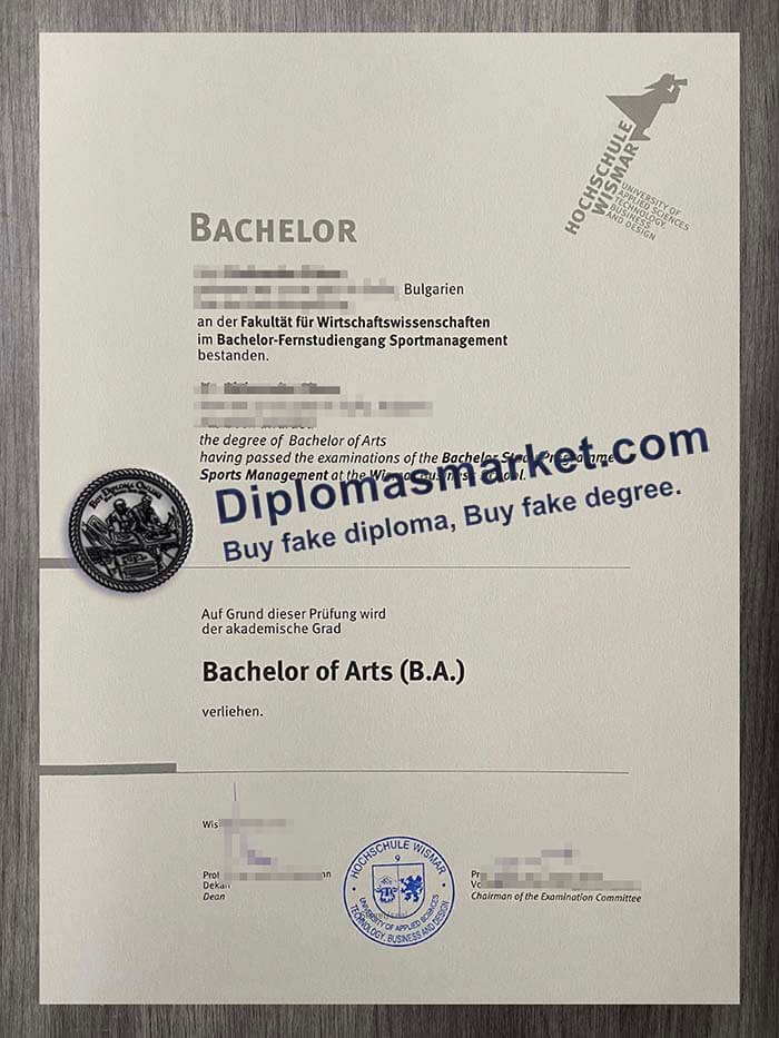 How to buy a fake Hochschule Wismar diploma?