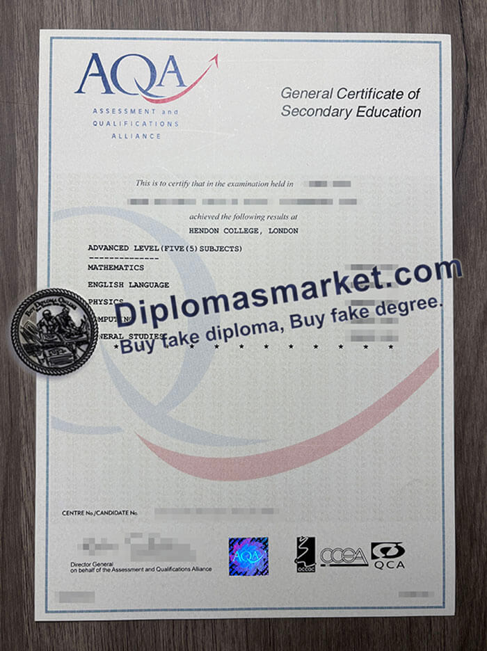 Customized high quality AQA degree