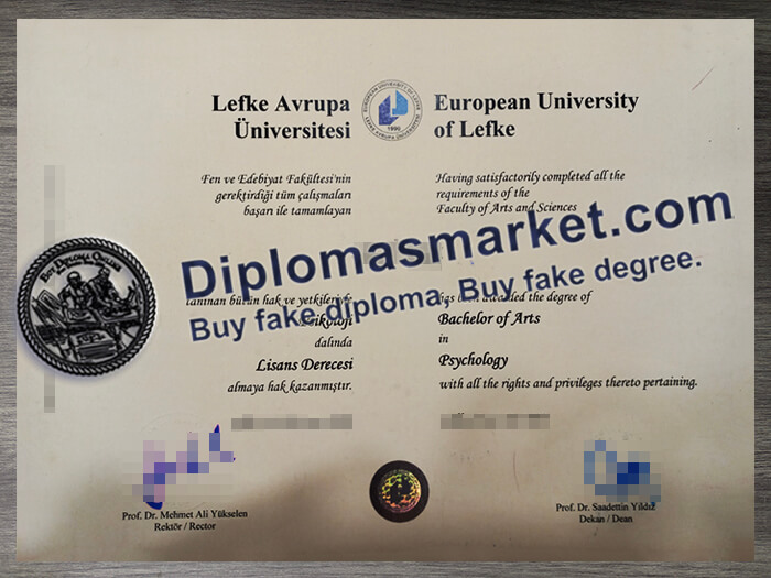 European University of lefke degree