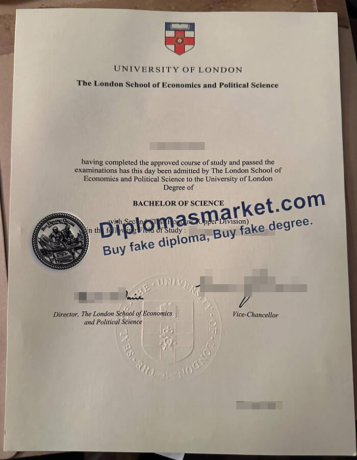 London School of Economics and Political Science diploma