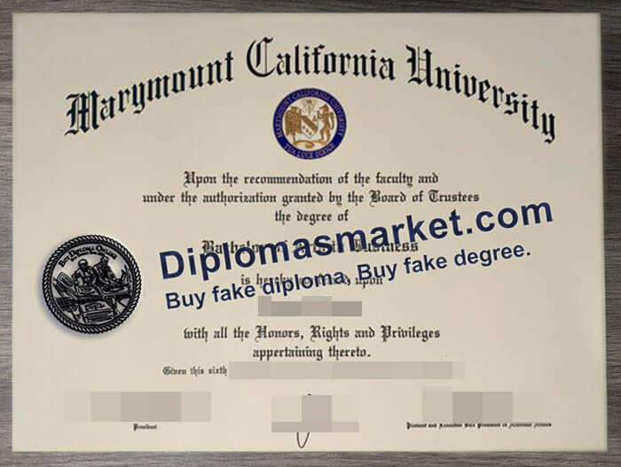 Marymount California university certificate