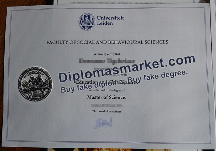 Universiteit Leiden diploma